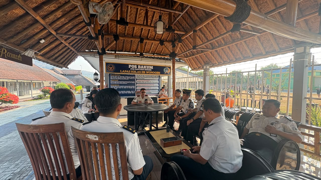 Matangkan Persiapan Sambut Bulan Kemerdekaan, Lapas Wonogiri Gelar Rapat Koordinasi