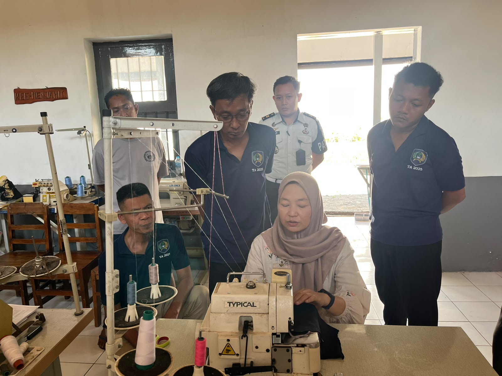 Tingkatkan Keterampilan WBP, Lapas Wonogiri Gandeng BLK Gelar Pelatihan Menjahit